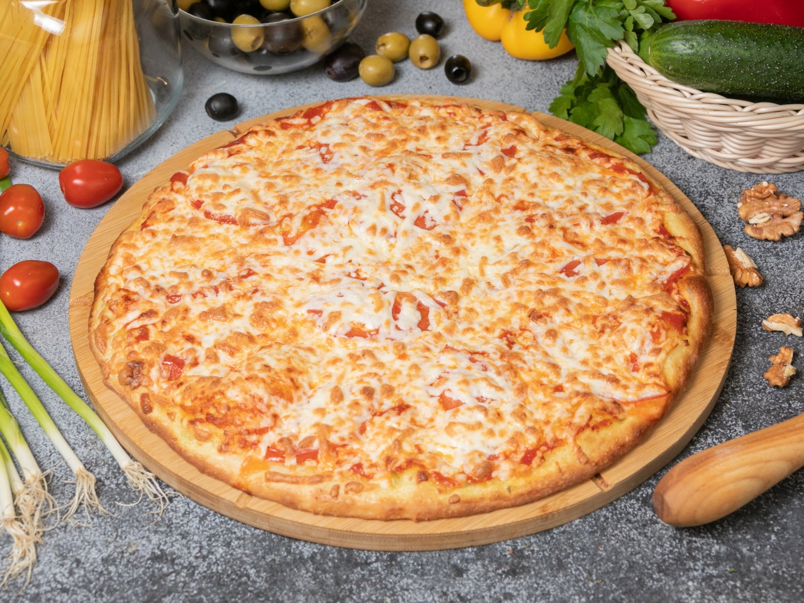 пицца маргарита с домашним соусом фото 26